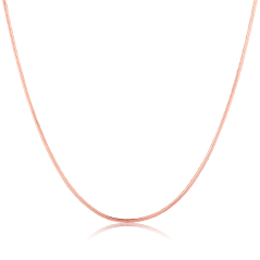 Pozlátená strieborná retiazka ružové pozlátenie JVD SVLCCDT0RJ12042 (42cm)