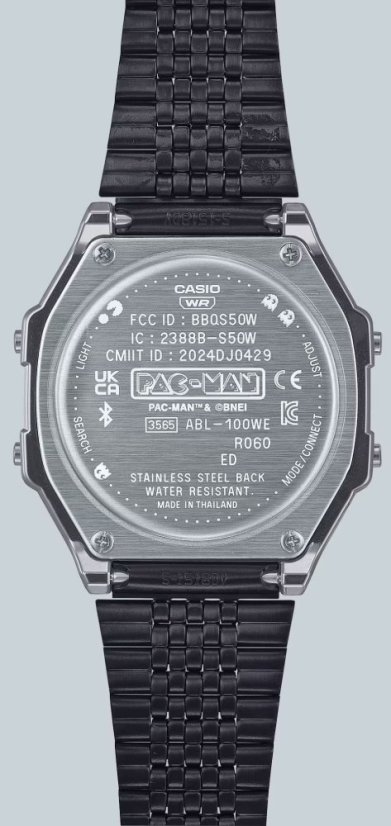 CASIO ABL-100WEPC-1BDR Vintage PAC-MAN Collaboration