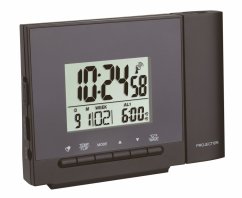 TFA 60.5013.01 - Digitální budík s rádiově řízeným časem a projekcí - černý