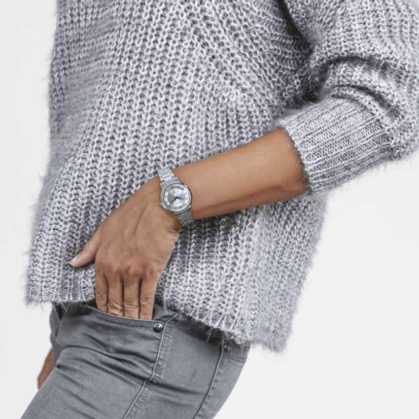 LAVVU Stříbrné dámské hodinky LINSELL se safírovým sklem