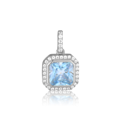 Strieborný prívesok so zirkónmi JVD SVLP0825SH2M400