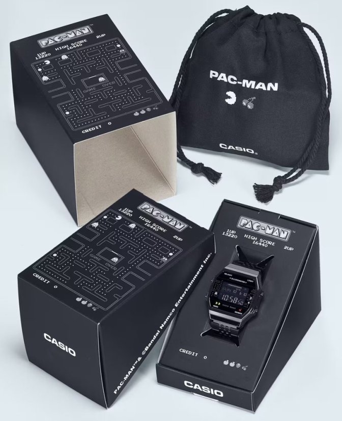 CASIO ABL-100WEPC-1BDR Vintage PAC-MAN Collaboration