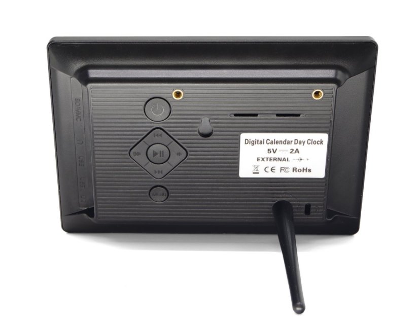 Airbi NOTE - hodiny s kalendárom, textovými upozorneniami a fotorámikom