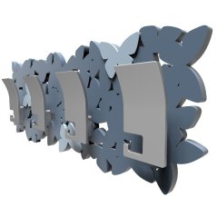 Designový nástěnný věšák 50-13-3 CalleaDesign 58cm (více barev) Barva vínová červená-65 - RAL3003