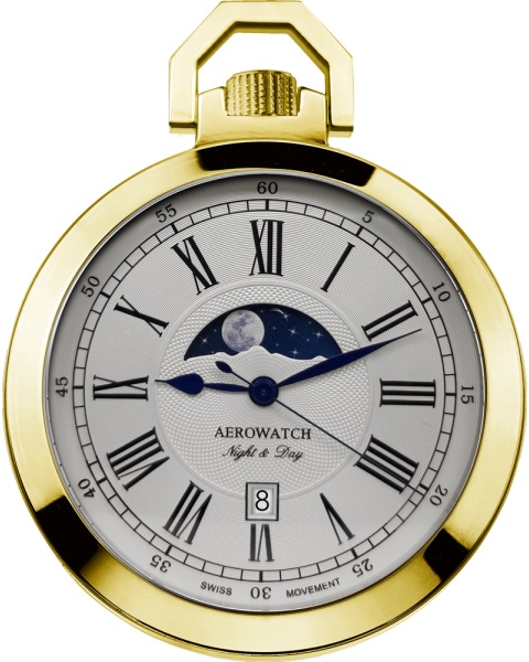 Kapesní hodinky Aerowatch Lépines Night & Day Quartz 44829 JA01 Kapesní hodinky Aerowatch Lépines Night & Day Quartz 44829 JA01