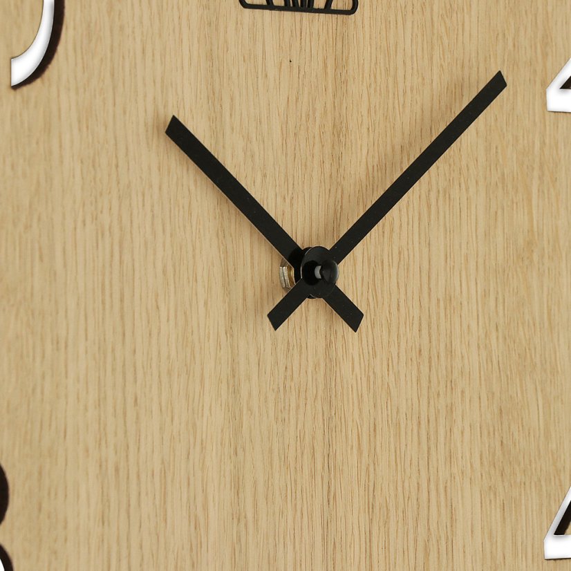 Nástenné hodiny s tichým chodom PRIM Authentic Veneer - B - E07P.4242.51