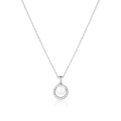 Stříbrný náhrdelník s perlou JVD SVLN0814SH2P145