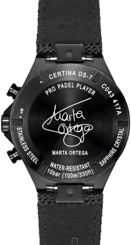 Certina DS-7 Chronograph Padel Edition by Marta Ortega C043.417.38.201.10