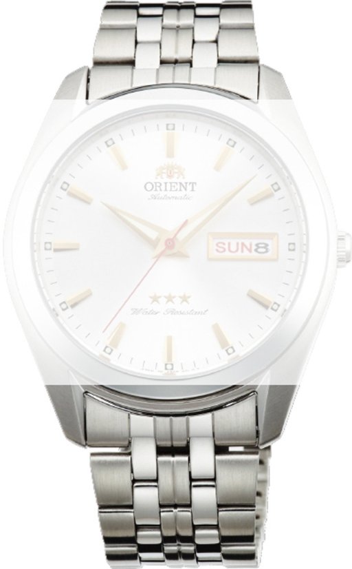 Ocelový náramek Orient KDFJLSS 20mm (pro model RA-AB00, AB0D), stříbrný