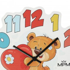 Detské nástenné hodiny MPM Bear - E07M.4264.00