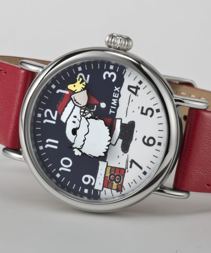 Timex Peanuts Waterbury Snoopy Santa TW2W44400BR