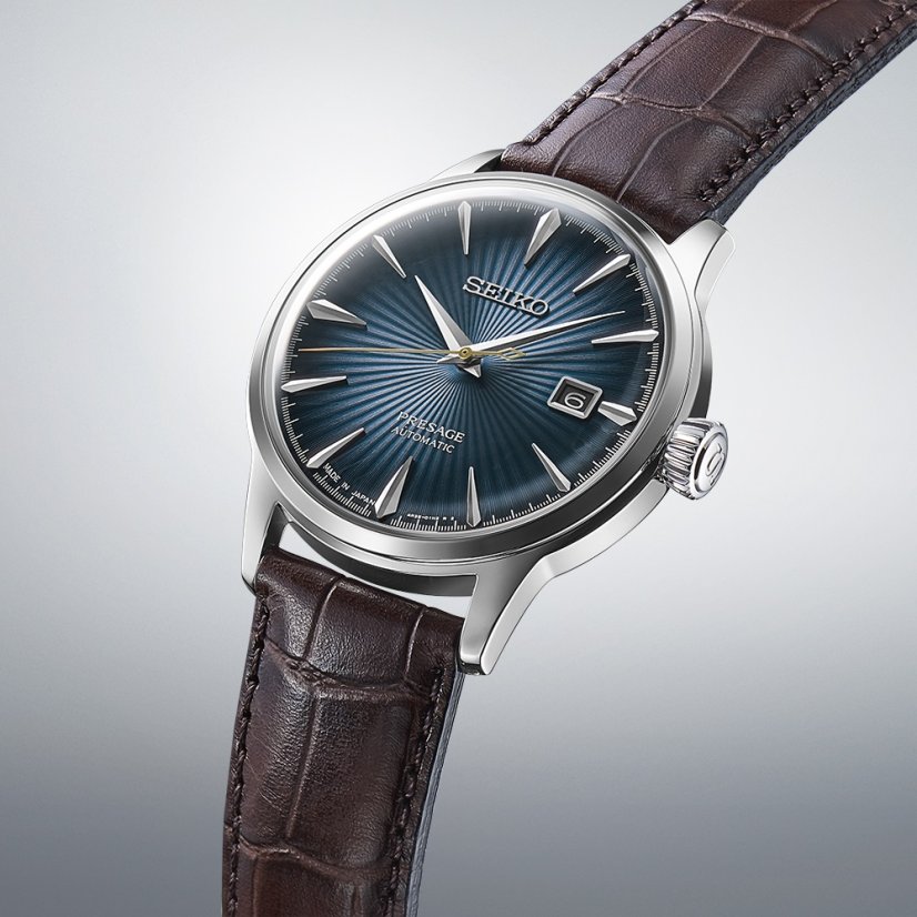 Seiko SRPK15J1 ‘Midnight Blue Moon’ Presage Cocktail Time
