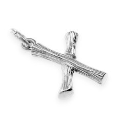 Oceľový prívesok písmeno "X" 70213 - strieborné farby - SPD.70213.X