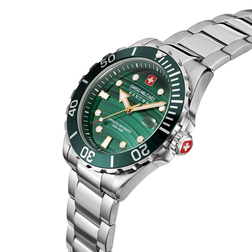 Swiss Military Hanowa SMWGH0005804 OFFSHORE DIVER GREEN WATER