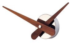 Dizajnové nástenné hodiny Nomon Axioma Walnut small 37cm