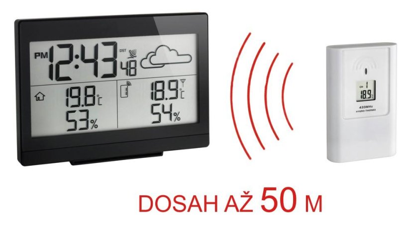 TFA 35.1135.01 - Domácí meteostanice  CASA černá