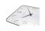 Dizajnové nástenné hodiny 3174 Nextime Square Dome 35cm