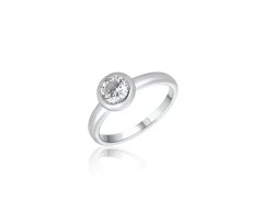 Stříbrný prsten JVD SVLR0464SH2BI54
