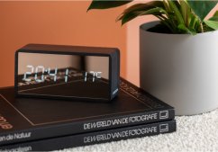Dizajnové LED hodiny - budík 5878BK Karlsson 15cm