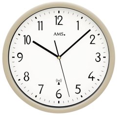 Nástenné rádiom riadené hodiny AMS 5576LG