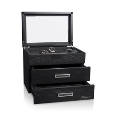Kazeta na hodinky HEISSE & SÖHNE 70019-195.142 HS Monteray 30 - Schwarz