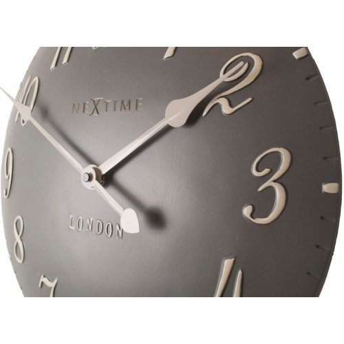 Dizajnové nástenné hodiny 3084gs Nextime v aglickom retro štýle 35cm