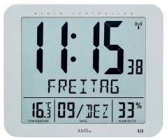 Digitální rádiem řízené hodiny AMS 5884
