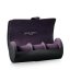 Pouzdro na hodinky HEISSE & SÖHNE 70019-148 Rondo 3 Black/Violet