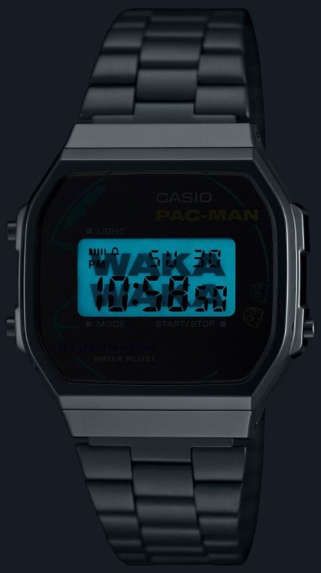 CASIO A168WEPC-7AER Vintage PAC-MAN Collaboration