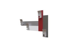 Designový nástěnný věšák 58-13-3-65 CalleaDesign 64cm