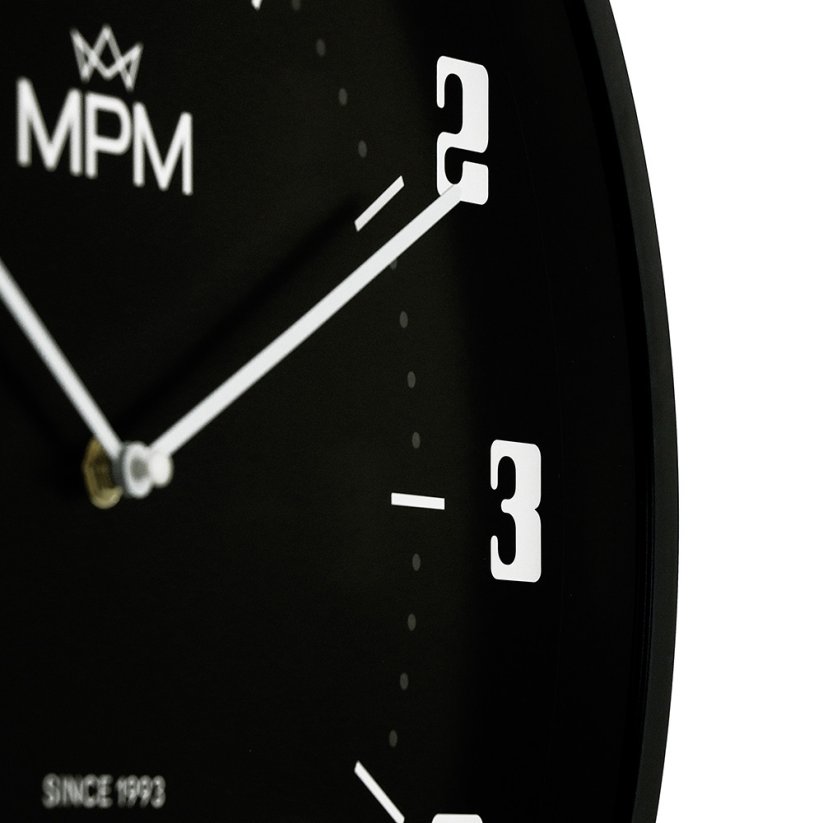 Nástenné hodiny s tichým chodom MPM Retro Since 1993 - C - E01.4206.90