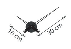 Dizajnové nástenné hodiny Future Time FT9650PI Hands pink 60cm