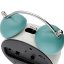 Designový kovový budík s klasickým mechanickým zvoněním MPM Kitty - B - C01.4433.31