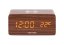 LED budík-hodiny 5933DW Karlsson s nabíjačkou smartfónov 15cm