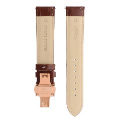 Kožený řemínek na hodinky PRIM RB.13234 (22 mm) - hnědý/pozlacený - RB.13234.2220.5000.XL