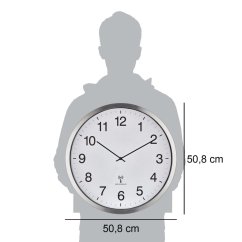TFA 60.3548.02 - Nástěnné DCF hodiny XXL