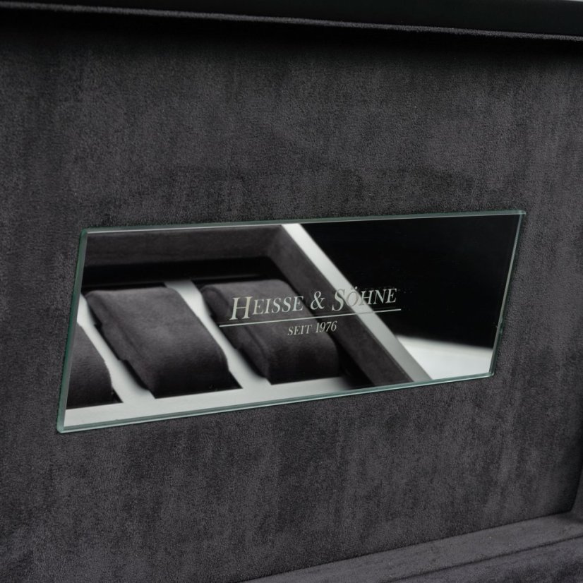 Kazeta na hodinky HEISSE & SÖHNE 70019-210.142.50 HS Dover 10 - Schwarz / Anthrazit