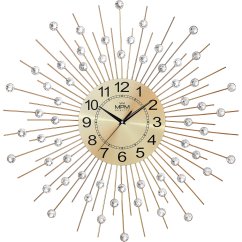 Designové paprskové nástěnné hodiny s tichým chodem MPM Noore - B - E04.4497.80