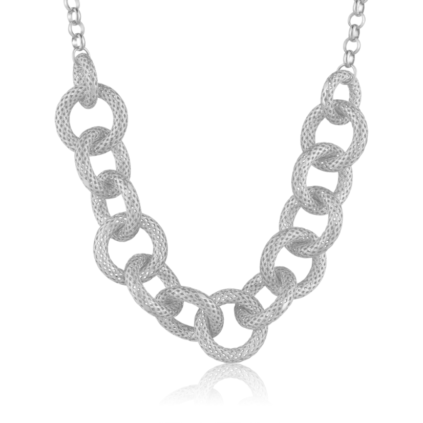 Strieborný náhrdelník JVD SVLN0939S750045