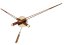 Dizajnové stolné hodiny Nomon Puntero Walnut N 94cm