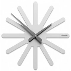 Dizajnové hodiny 10-116 CalleaDesign Asterix 45cm (viac farebných verzií) Farba čokoládová-69 - RAL8017