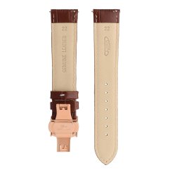 Kožený remienok na hodinky PRIM RB.13234 (22 mm) - hnedý/pozlátený - RB.13234.2220.5000.XL