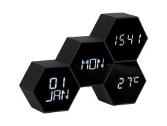 Digitální nástěnné/stolní hodiny KA5805BK Karlsson 18cm