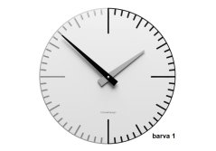 Dizajnové hodiny 10-025 CalleaDesign Exacto 36cm (viac farebných variantov) Farba grafitová (tmavo šedá)-3 - RAL9007