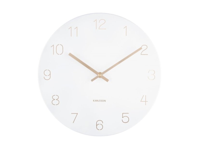 Dizajnové nástenné hodiny 5788WH Karlsson 30cm