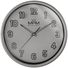 Nástěnné hodiny s tichým chodem MPM Flynn - E01.4331.92
