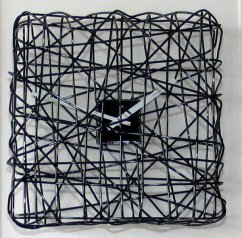 Dizajnové hodiny Diamantini a Domeniconi Ti Aspeto black 32cm