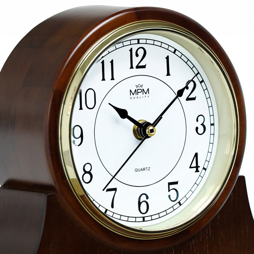 Dřevěné stolní hodiny MPM E03.3887.54.A