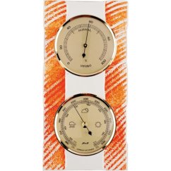 Barometer 8079 s vlhkomerom - bielo-oranžový - E16.4657.80.006034