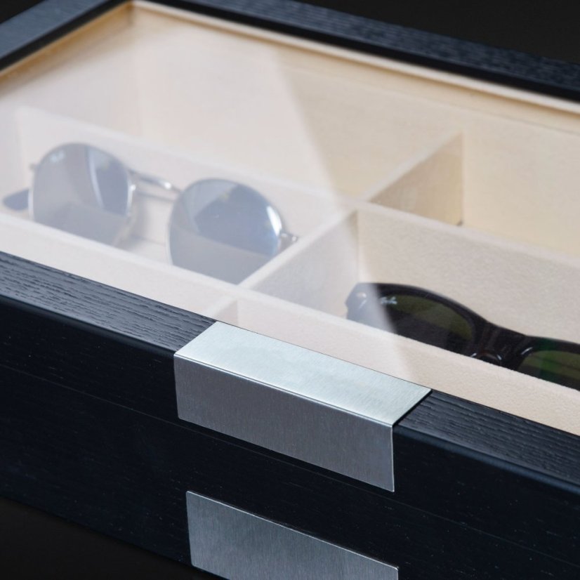 Puzdro na okuliare HEISSE & SÖHNE 70019-168 HS Monteray 9 - Schwarz